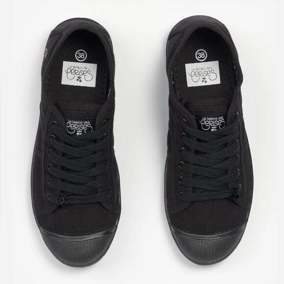 🇫🇷Les Temps de Cerises canvas runners black/black - Picture 1 of 13